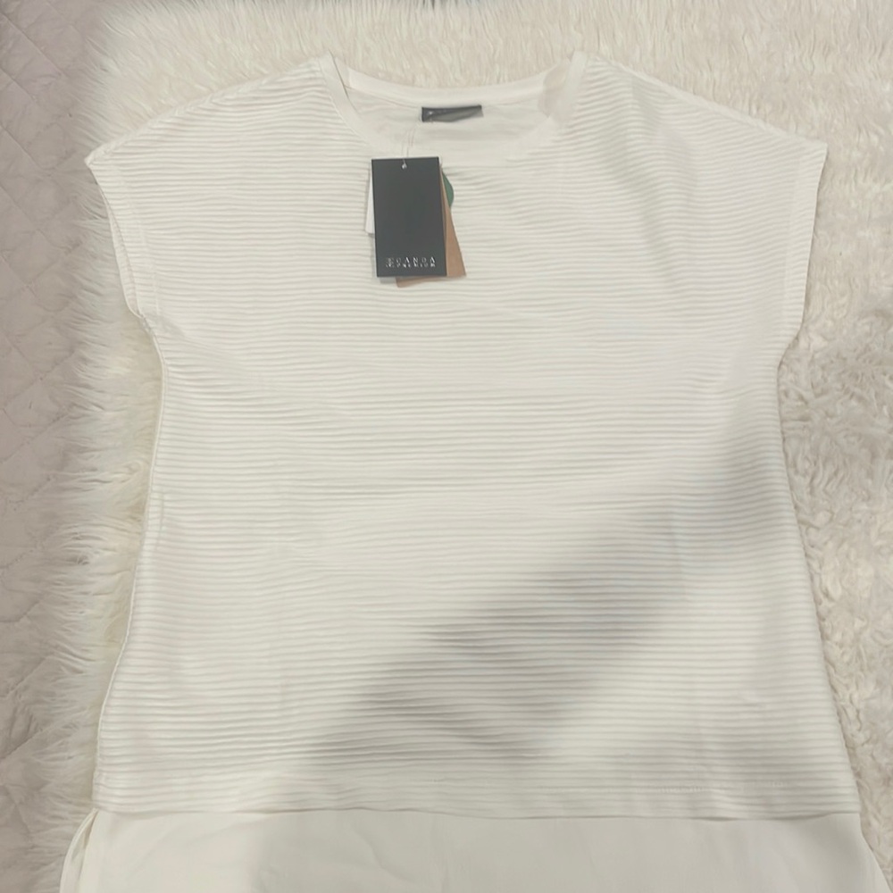 White dressy top . Size XS